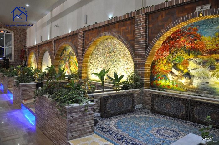 رستوران های معروف تبریز- باغچه سنتی برکه
