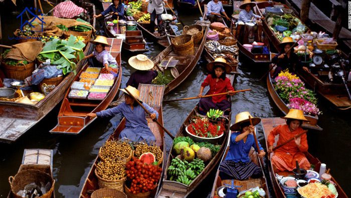 مهمترین جاذبه های گردشگری بانکوک - بازار سیار 