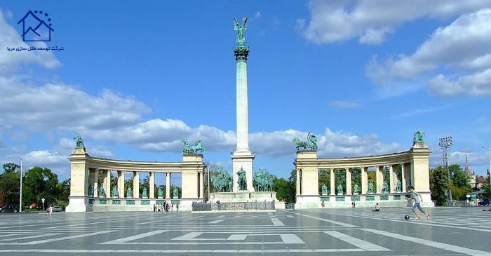 مهمترین جاذبه های گردشگری بوداپست - میدان قهرمانان و بنای یادبود هزاره