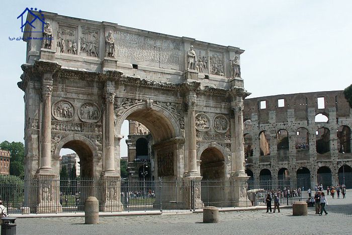جاذبه های دیدنی در رم - طاق کنستانتین