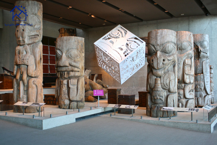 مهمترین جاذبه ای گردشگری در ونکوور - موزه ی انسان شناسی