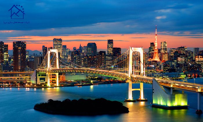 مهمترین جاذبه ای گردشگری شهر توکیو - پل رنگین کمان