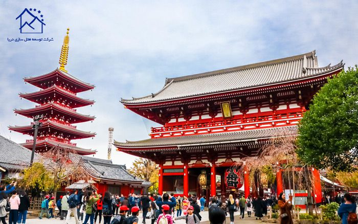 مهمترین جاذبه ای گردشگری شهر توکیو - معبد سنسوجی