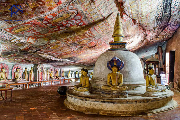 مهمترین جاذبه های دیدنی در سریلانکا - معبد غاری دامبولا